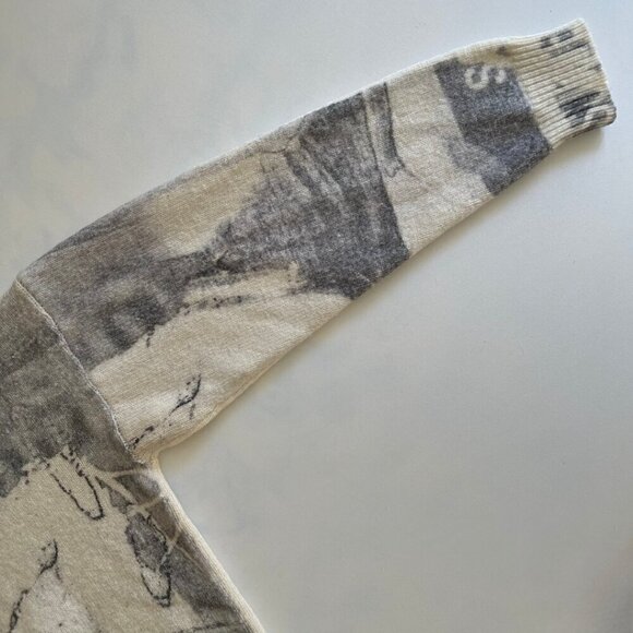 Authenticated Off-White Graphic Wool Crewneck Sweater - Picture 3 of 7